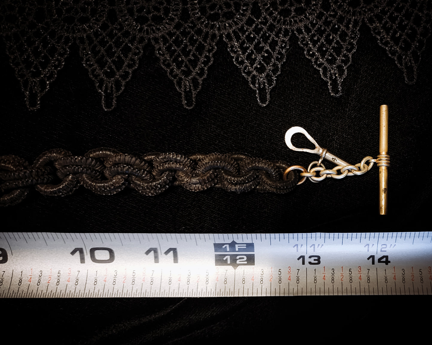 Horse Hair Victorian Watch Chain