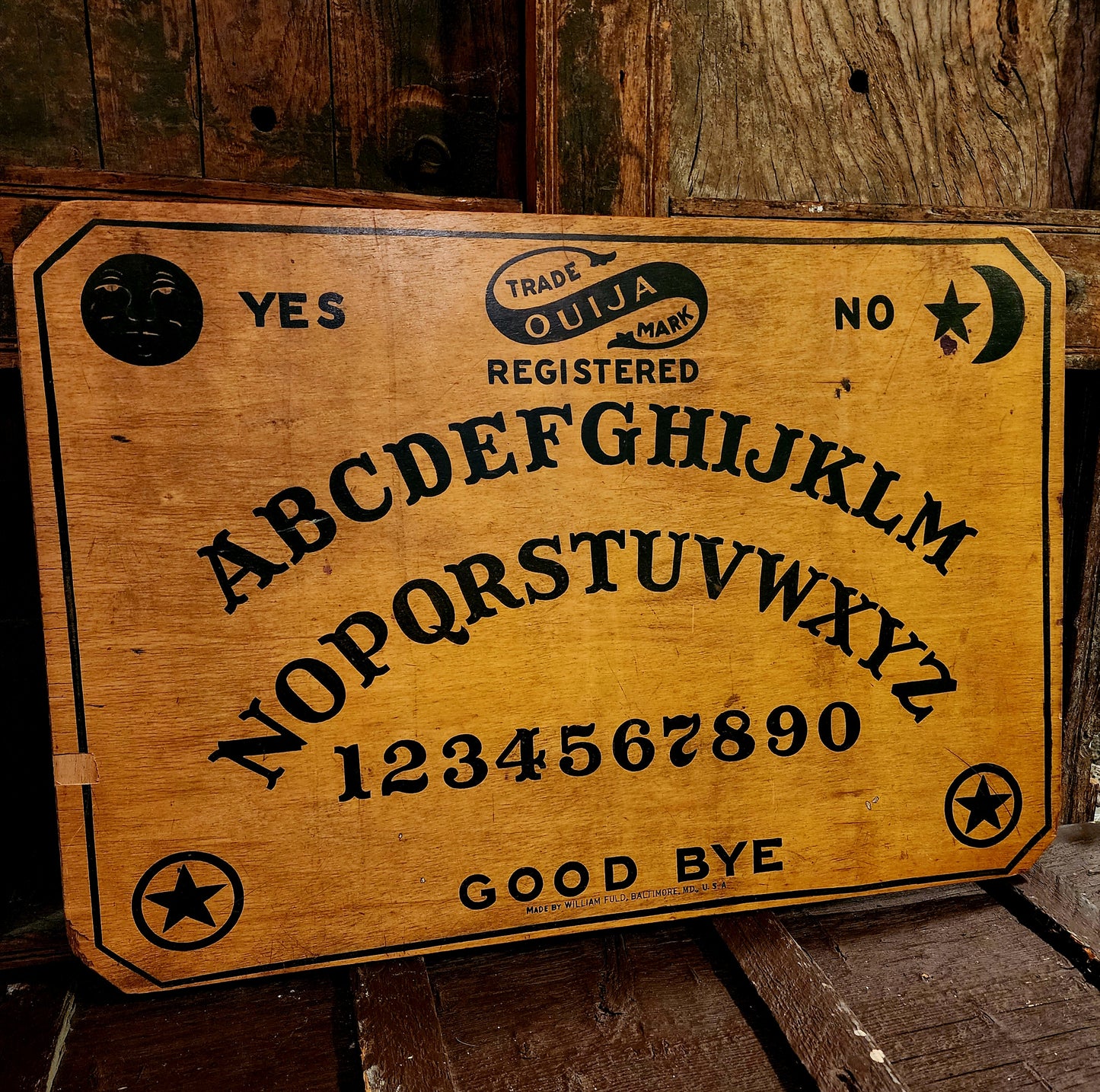 Antique 1920's Ouija Board