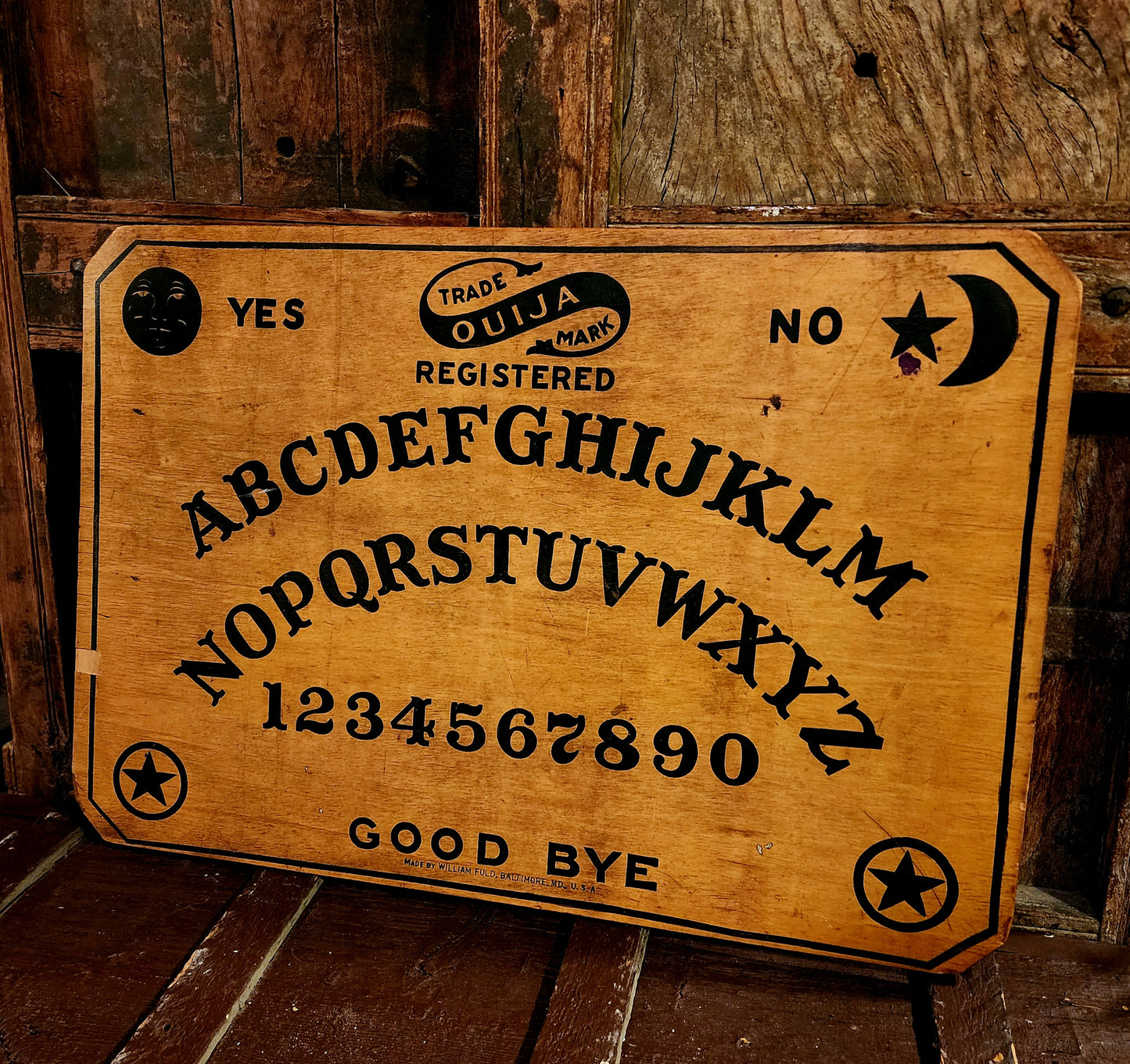 Antique 1920's Ouija Board