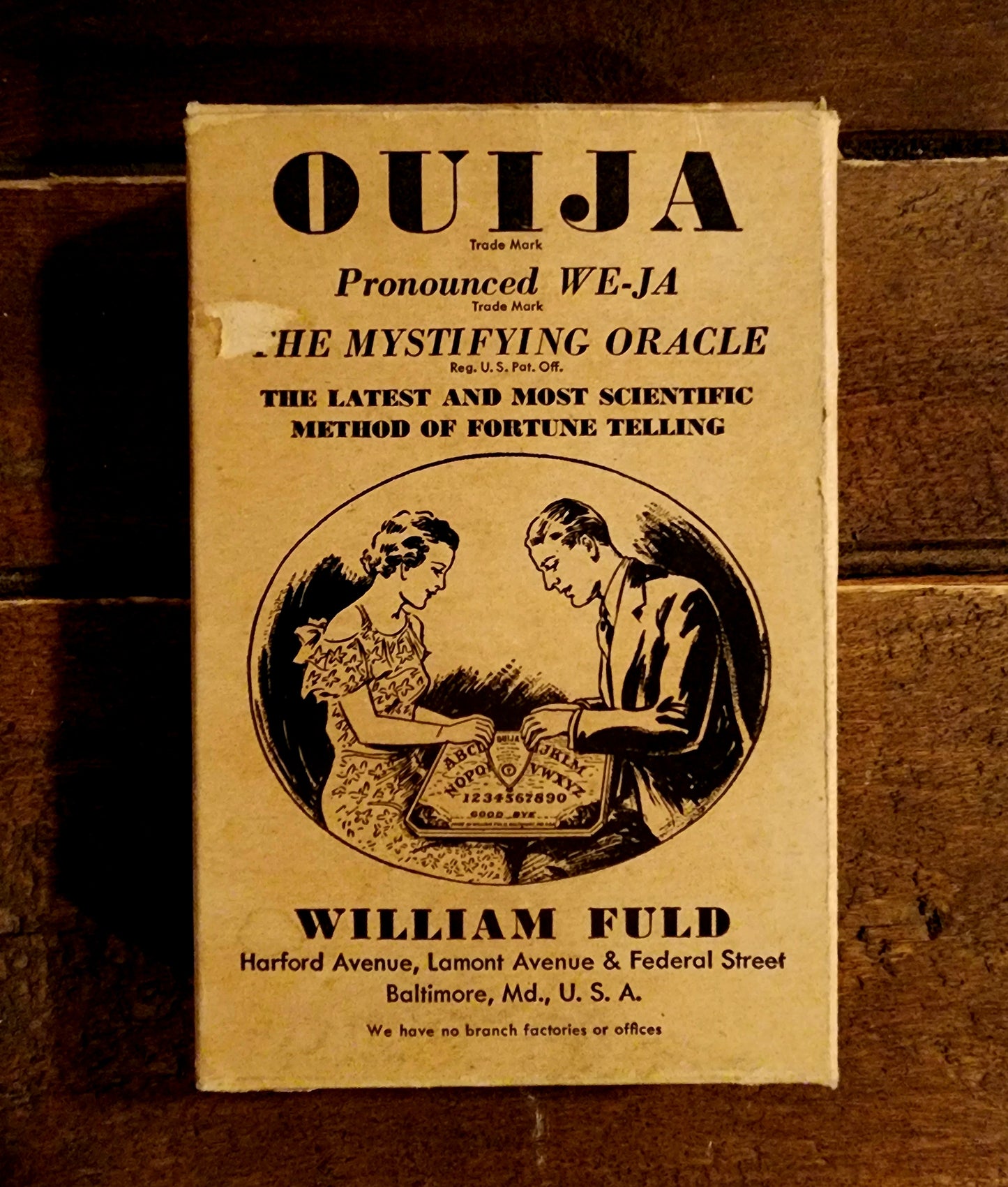 Antique 1920's Ouija Board Planchette