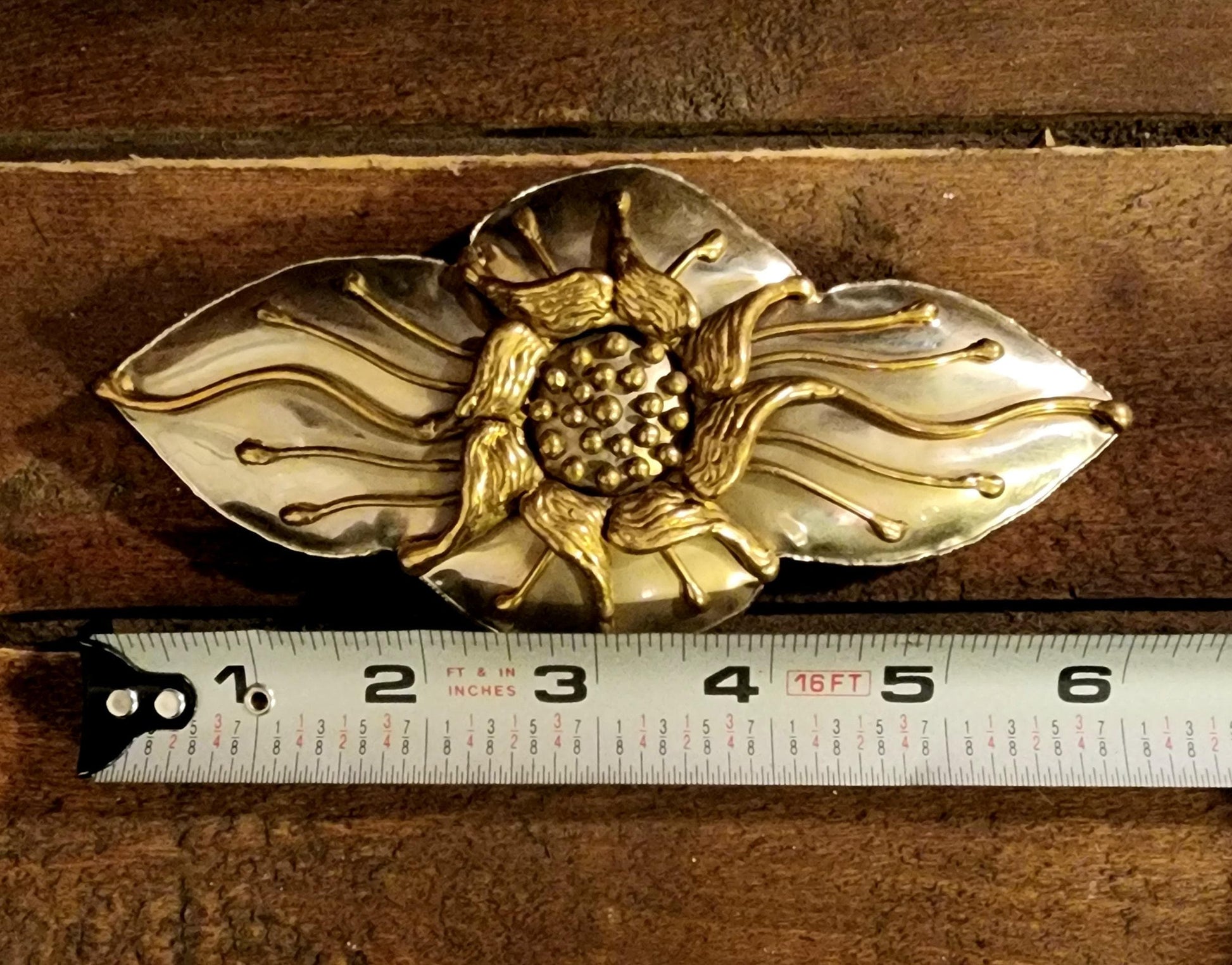 Sculpted Metal Western Belt Buckle